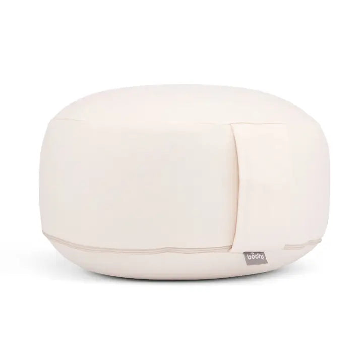 Coussin de Méditation Rond en Coton Bio | écru