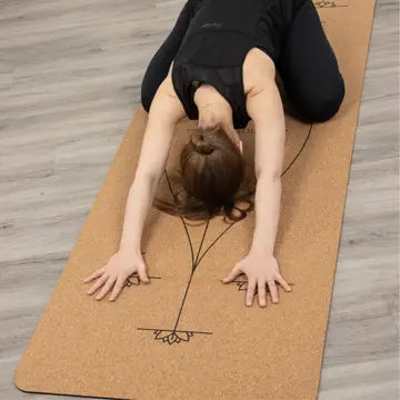Tapis de Yoga en liège Alignement Myga | 200 x 70 cm – 6 mm