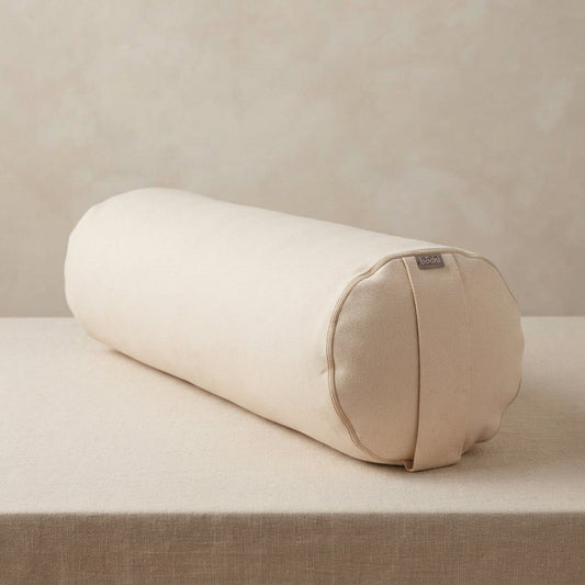 Bolster de Yoga écru | 64 x Ø 23 cm