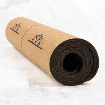 Tapis de Yoga en liège Alignement Myga | 200 x 70 cm – 6 mm